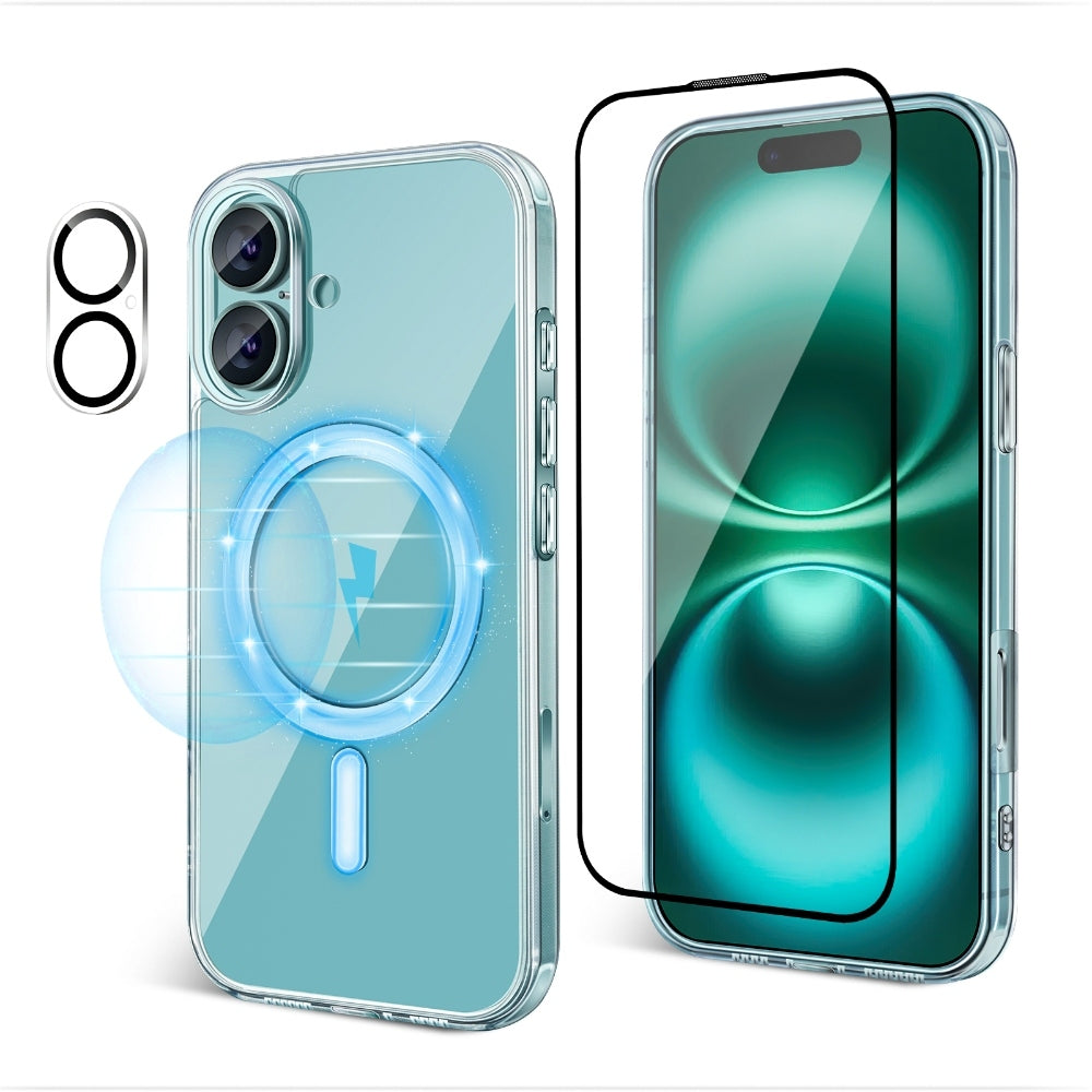 Pouzdro a ochranný kryt na displej 3inuS S61 pro iPhone 16