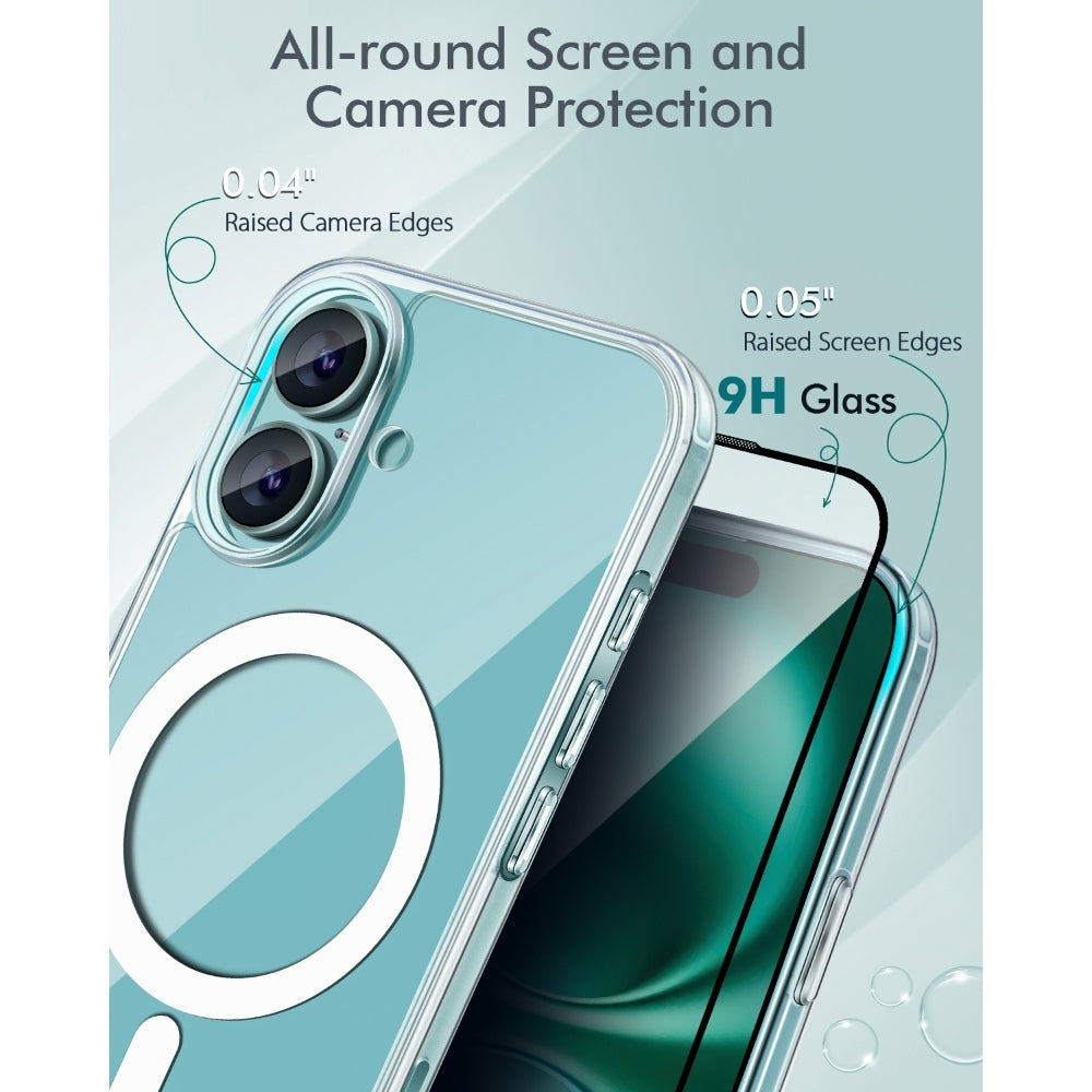 Pouzdro a ochranný kryt na displej 3inuS S61 pro iPhone 16