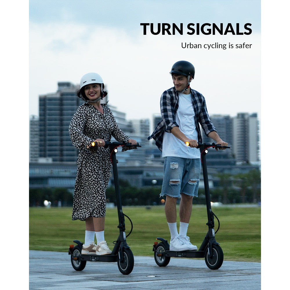 5TH WHEEL V30 Pro Foldable Electric Scooter 10 inch Tire 350W Motor 18 MPH Max Speed 19.9 Miles Range 36V 7.5Ah Battery Dual Braking System, Cruise Control and Handbar Turn Signal