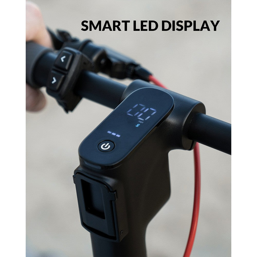 5TH WHEEL V30 Pro Foldable Electric Scooter 10 inch Tire 350W Motor 18 MPH Max Speed 19.9 Miles Range 36V 7.5Ah Battery Dual Braking System, Cruise Control and Handbar Turn Signal