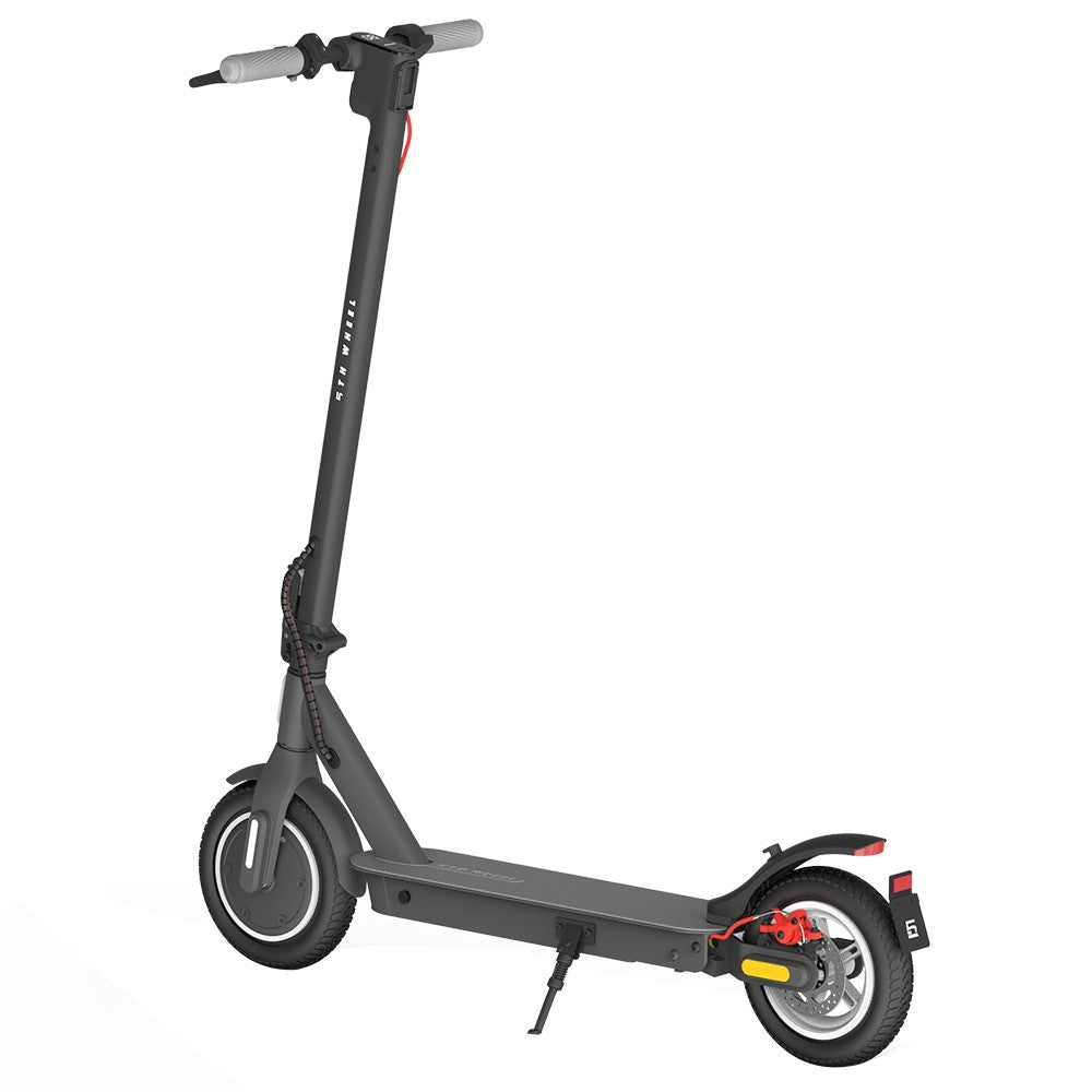 5TH WHEEL V30 Pro Foldable Electric Scooter 10 inch Tire 350W Motor 18 MPH Max Speed 19.9 Miles Range 36V 7.5Ah Battery Dual Braking System, Cruise Control and Handbar Turn Signal