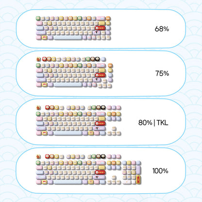 Akko Good Luck Charm MOG Profile Keycap Set (138-key)