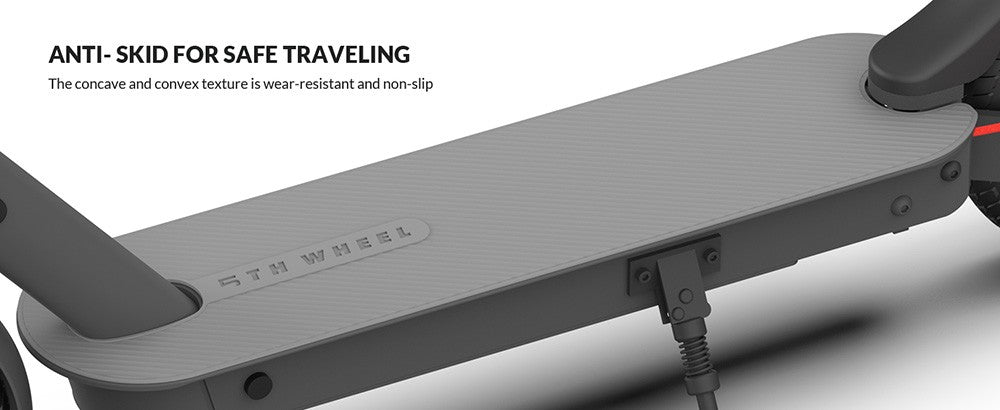 Elektrická koloběžka V30 Pro s pětikolovým motorem, 10palcové pneumatiky s voštinovou úpravou, přední motor 350 W (MAX. 520 W), maximální rychlost 18 mph, baterie 36 V 7,5 Ah