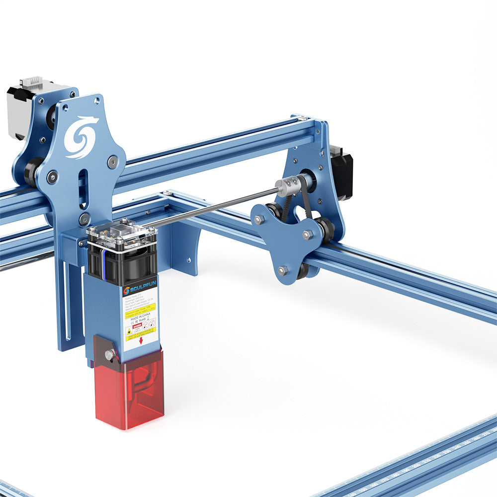 SCULPFUN S10 10W Laser Module Set, High Speed Air Assist, Fixed Focus, 0.08mm Ultra-Fine Compressed Spot, Adjustable Laser Eye Shield
