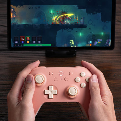 8BitDo Ultimate 2C Wireless Gaming Controller for Windows PC and Android, 1000Hz Polling Rate, Hall Effect Joysticks &amp; Hall Triggers - Pink