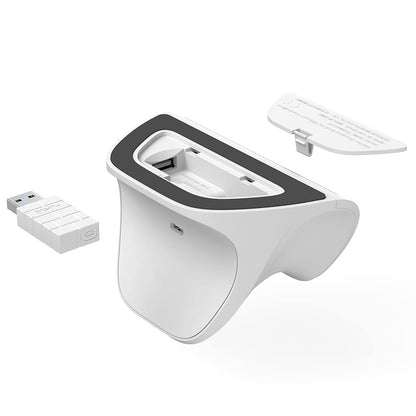 8Bitdo Ultimate Gaming Controller with Charging Dock, Hall Effect Sensing Joystick, Compatible with Switch, Windows &amp; Steam Deck - White