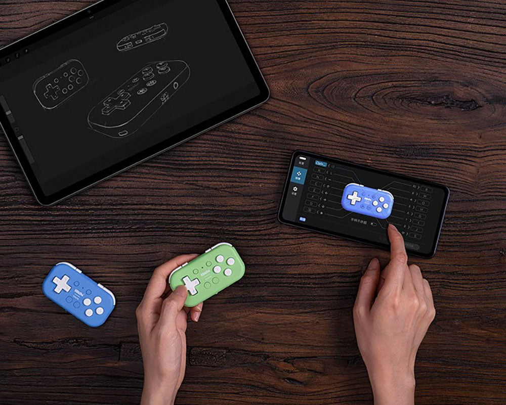 8BitDo Micro Bluetooth Gamepad - zelený