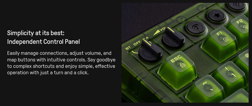 8BitDo Retro 87 Mechanická klávesnice Xbox Edition, 87 kláves, RGB podsvícení, vyměnitelná deska plošných spojů za provozu, připojení Bluetooth/2.4G/USB-C, bezdrátová herní klávesnice pro Windows a Android