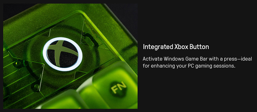 8BitDo Retro 87 Mechanická klávesnice Xbox Edition, 87 kláves, RGB podsvícení, vyměnitelná deska plošných spojů za provozu, připojení Bluetooth/2.4G/USB-C, bezdrátová herní klávesnice pro Windows a Android