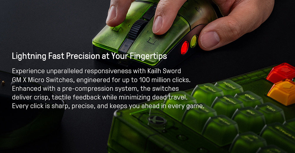 8BitDo Retro R8 Xbox Edition, 3 režimy připojení, vestavěná se senzorem PAW 3395, programovatelná tlačítka