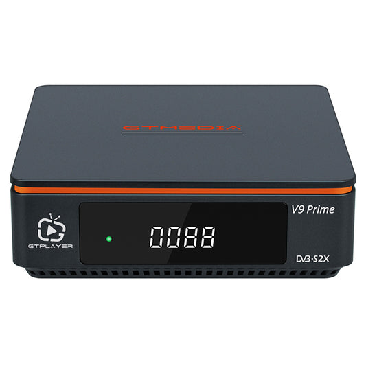 GTMEDIA V9 Prime Satellite Receiver, DVB-S/S2/S2X, HEVC 10Bit, Built-in 2.4G WiFi, Support CA Card, Biss Auto Roll - EU Plug