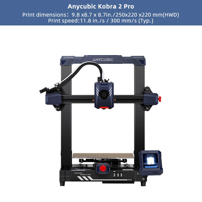 3D tiskárna řady ANYCUBIC Speed ​​FDM 3D tiskárna Kobra 2 Neo Neo 3D velkoformátová automatická nivelační tiskárna FDM 3D tiskárny Kobra 2 Pro Max Plus