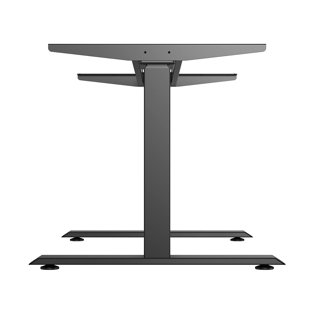 ACGAM JSZ-3 Height-Adjustable Standing Desk Frame With 2 Strong Motors, 3-Level Table Frame, Height Adjustable with 62-127cm, 3 Memory Controls, Load Capacity up to 120 KG, for Home &amp; Office - Black Frame Only