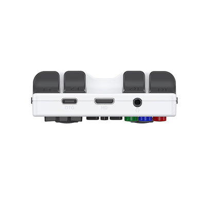 ANBERNIC RG353V Game Console, 64GB TF Card, 32GB Android 16GB Linux, 2GB LPDDR4, HDMI Output, Moonlight Streaming - White