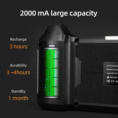 ANESOK 113B Endoscope, 4.3 inch IPS Screen, Single Lens, 1080P Resolution, 6 Adjustable LED Lights, 3 Hours Working Time, IP67 Waterproof, 1m Cable - Orange