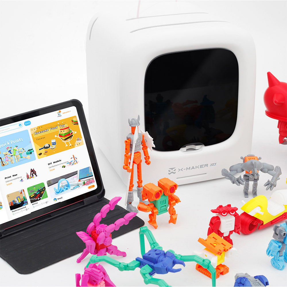 AOSEED X-MAKER JOY 3D Printer for Kids, AI Voice Interaction, Smart App Control, Time-lapse Video, Mini Program
