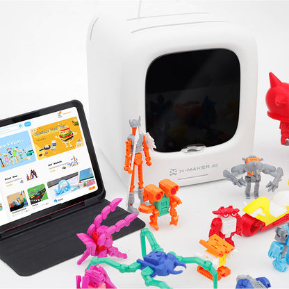AOSEED X-MAKER JOY 3D Printer for Kids, AI Voice Interaction, Smart App Control, Time-lapse Video, Mini Program