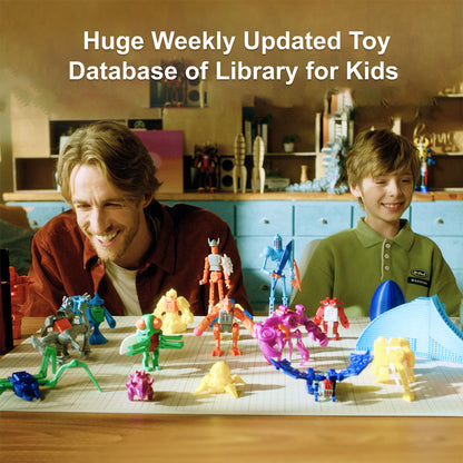 AOSEED X-MAKER JOY 3D Printer for Kids, AI Voice Interaction, Smart App Control, Time-lapse Video, Mini Program