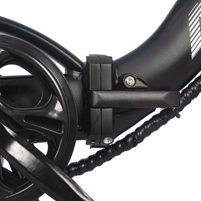 AVAKA BZ20 PLUS Electric Bike Foldable 20*3.0 Inch Fat Tires 500W Brushless Motor 25Km/h Max Speed 48V 18.2Ah Battery 100Km Range 120KG Max Load Dual Disc Brake Shimano 7-Speed Gear IP54 Waterproof  LCD Display One-piece Wheel - Black