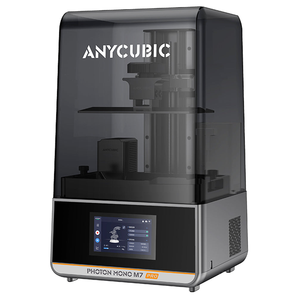 Anycubic Photon Mono M7 Pro Resin 3D Printer, 14K COB LighTurbo 3.0 Source, 10.1&quot; Mono LCD, 0.1mm Layer Height, 170mm/h Print Speed, Auto-Adaptive, Auto Resin Refill, Dynamic Temp-Control Resin Vat, Leveling-free, 223*126*230mm