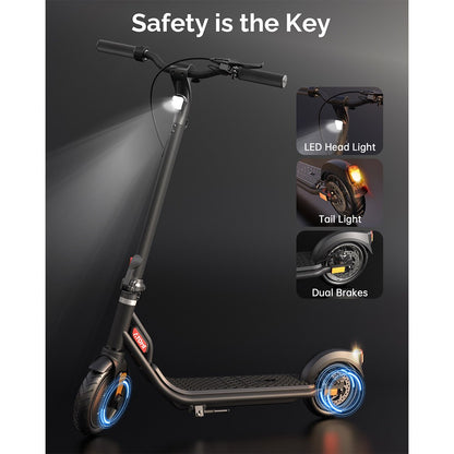 Atomi E20 Electric Scooter 8.5 inch Air Tire 250W Motor (Max Output 500W) 36V 7.5Ah Battery 19 miles Range Dual Brake 265lbs Max load
