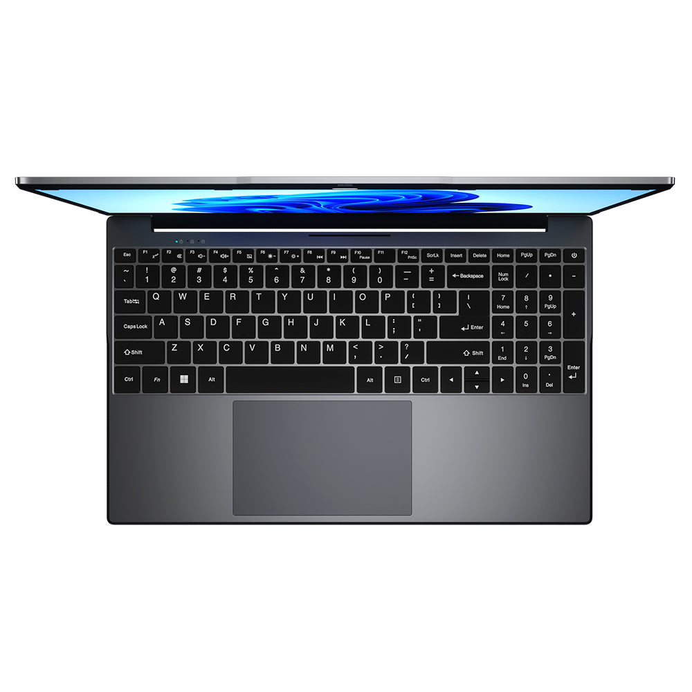 BMAX X15 Pro Laptop, 15.6 inch 1920*1080 IPS Screen, Intel N95 4 Cores Max 3.4GHz, 16GB RAM 512GB SSD, WiFi 5 Bluetooth 5.0, 5000mAh Battery, 1*Type-C, 2*USB3.2, 1*Mini HDMI, 1*Micro SD Slot, 1*Headset Jack, Full-size Keyboard