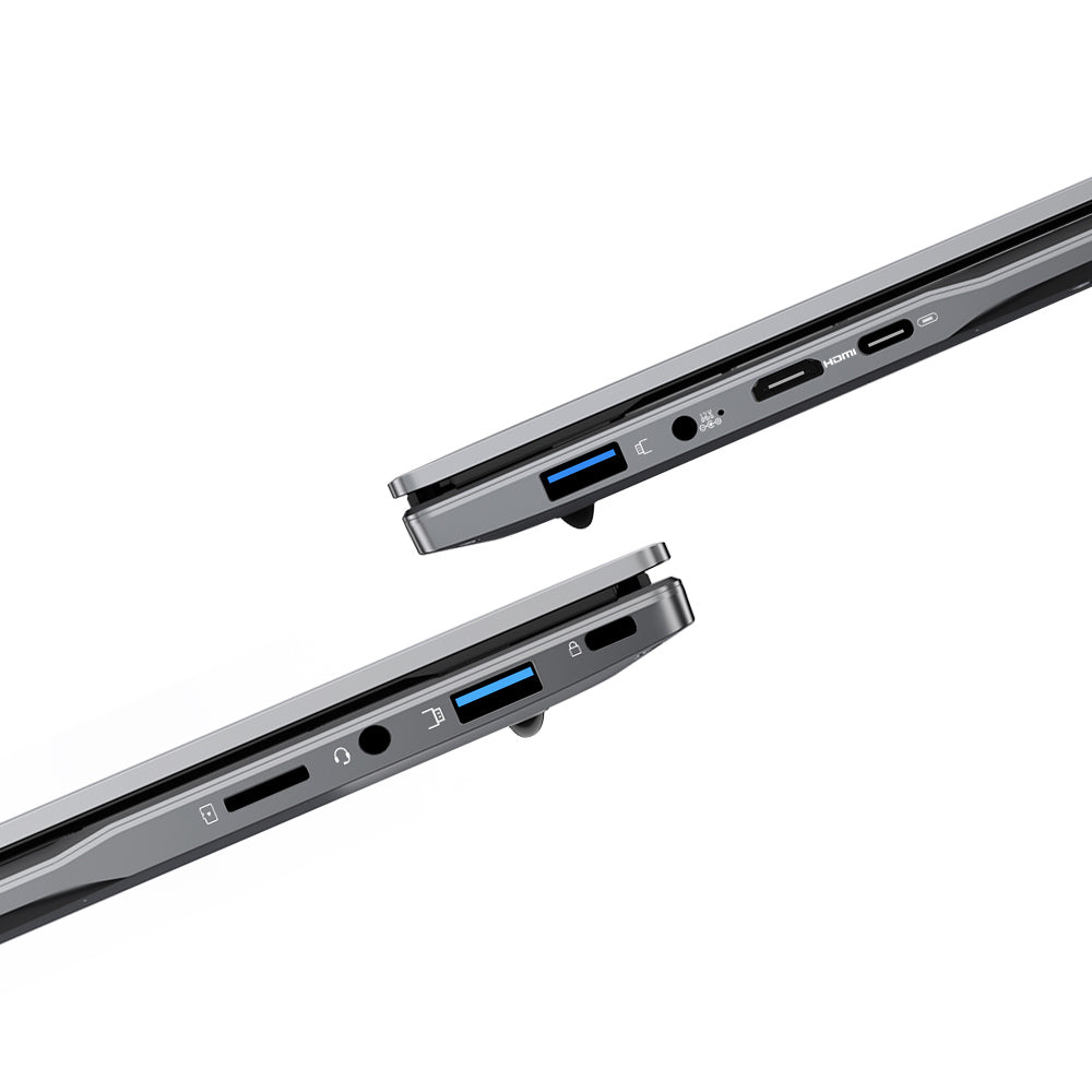 BMAX X15 Pro Laptop, 15.6 inch 1920*1080 IPS Screen, Intel N95 4 Cores Max 3.4GHz, 16GB RAM 512GB SSD, WiFi 5 Bluetooth 5.0, 5000mAh Battery, 1*Type-C, 2*USB3.2, 1*Mini HDMI, 1*Micro SD Slot, 1*Headset Jack, Full-size Keyboard