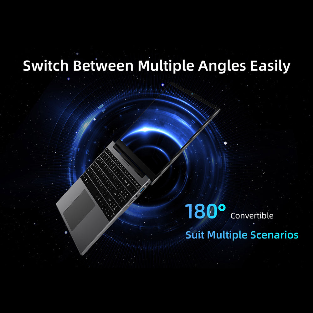 BMAX X15 Pro Laptop, 15.6 inch 1920*1080 IPS Screen, Intel N95 4 Cores Max 3.4GHz, 16GB RAM 512GB SSD, WiFi 5 Bluetooth 5.0, 5000mAh Battery, 1*Type-C, 2*USB3.2, 1*Mini HDMI, 1*Micro SD Slot, 1*Headset Jack, Full-size Keyboard