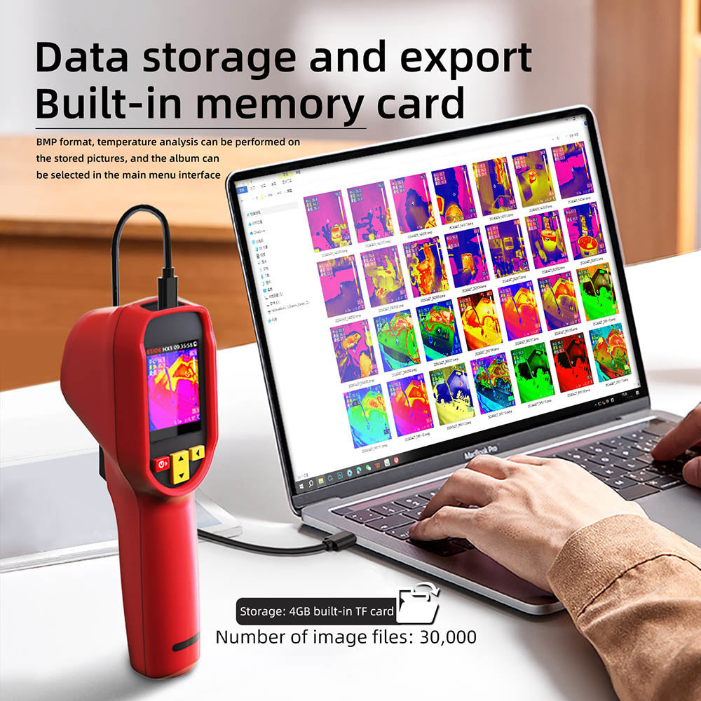 BSIDE HX1 Infrared Thermal Imager, 240*240P, 2.4 Inch LCD Screen, IP54 Protection