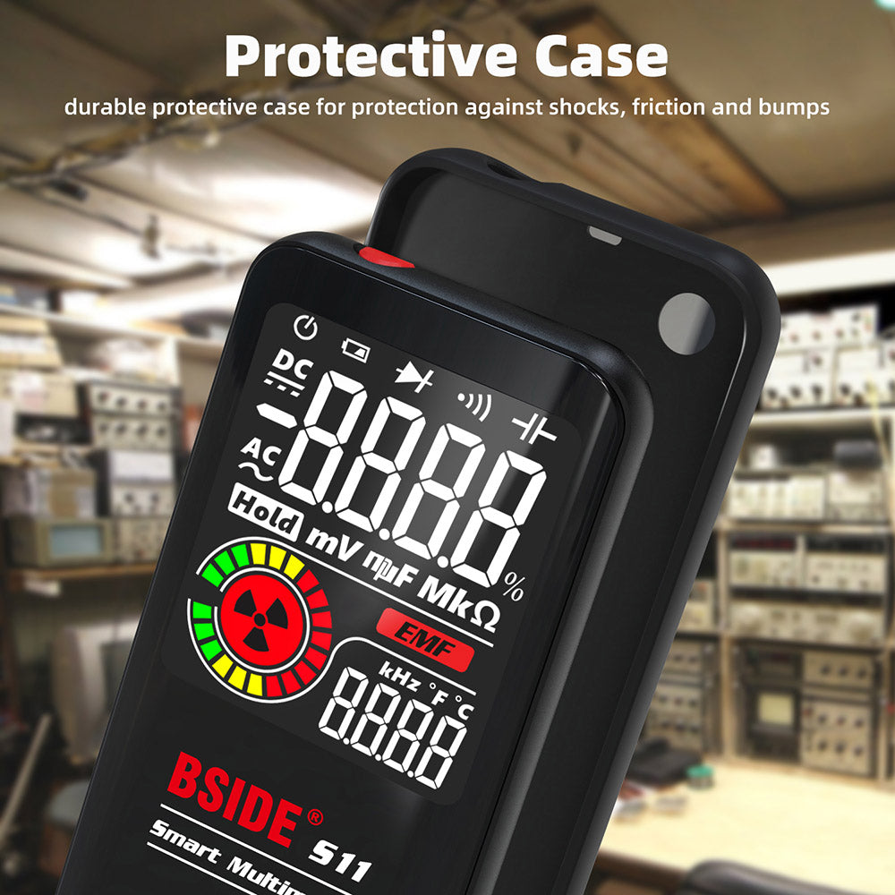 BSIDE S20 Electromagnetic Radiation Detector, Intelligent Multimeter, Color Screen, 9999 Counts, Auto Range, High precision Meter Radiation Monitor