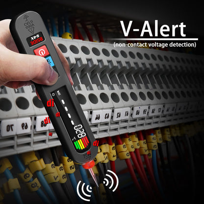 BSIDE S4X 12V-300V Voltage Tester Pen, EBTN Display, Non-Contact Detection, Leakage Live Wire Breakpoint Finder, 400mAh Lithium Battery - Black