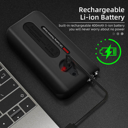 BSIDE T2X Coating Thickness Gauge, Color LCD Screen, Rechargeable Automotive Paint Film Thickness Tester, 0.1 Micrometer/0-1500μm - Black