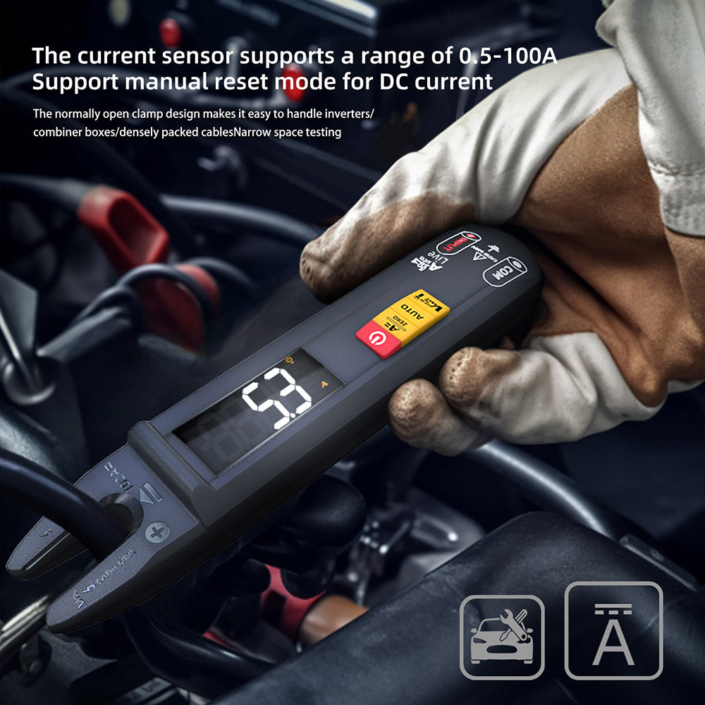 BSIDE U0 Digital Clamp Multimeter, Electrical Test Pen, 6000 Counts, True RMS U-Type Meter, Color Screen