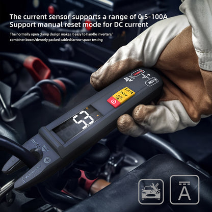 BSIDE U0 Digital Clamp Multimeter, Electrical Test Pen, 6000 Counts, True RMS U-Type Meter, Color Screen