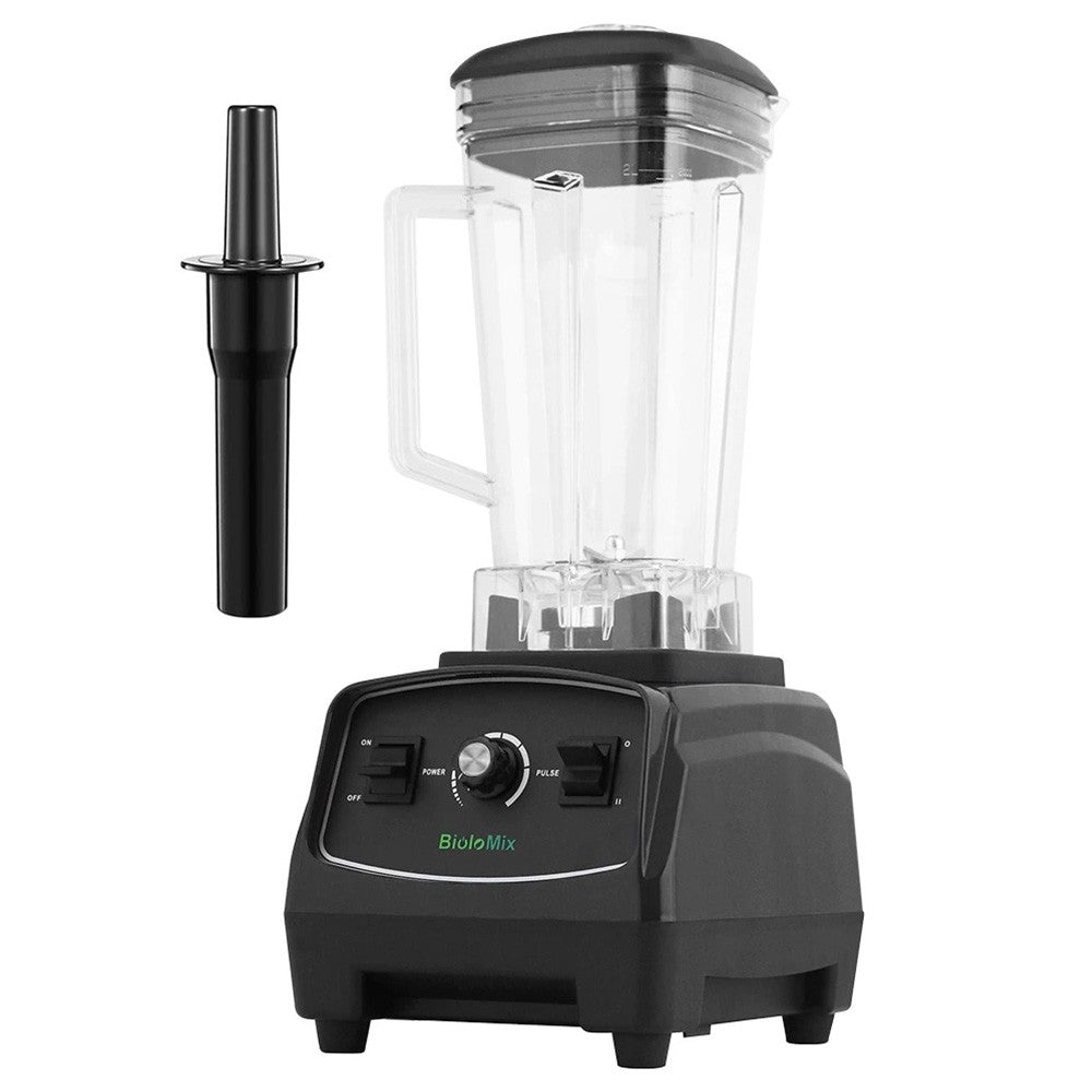 BioloMix G5200 Blender, 2200W Smoothies Mixer, 2L Capacity, Speed Adjustable - Black