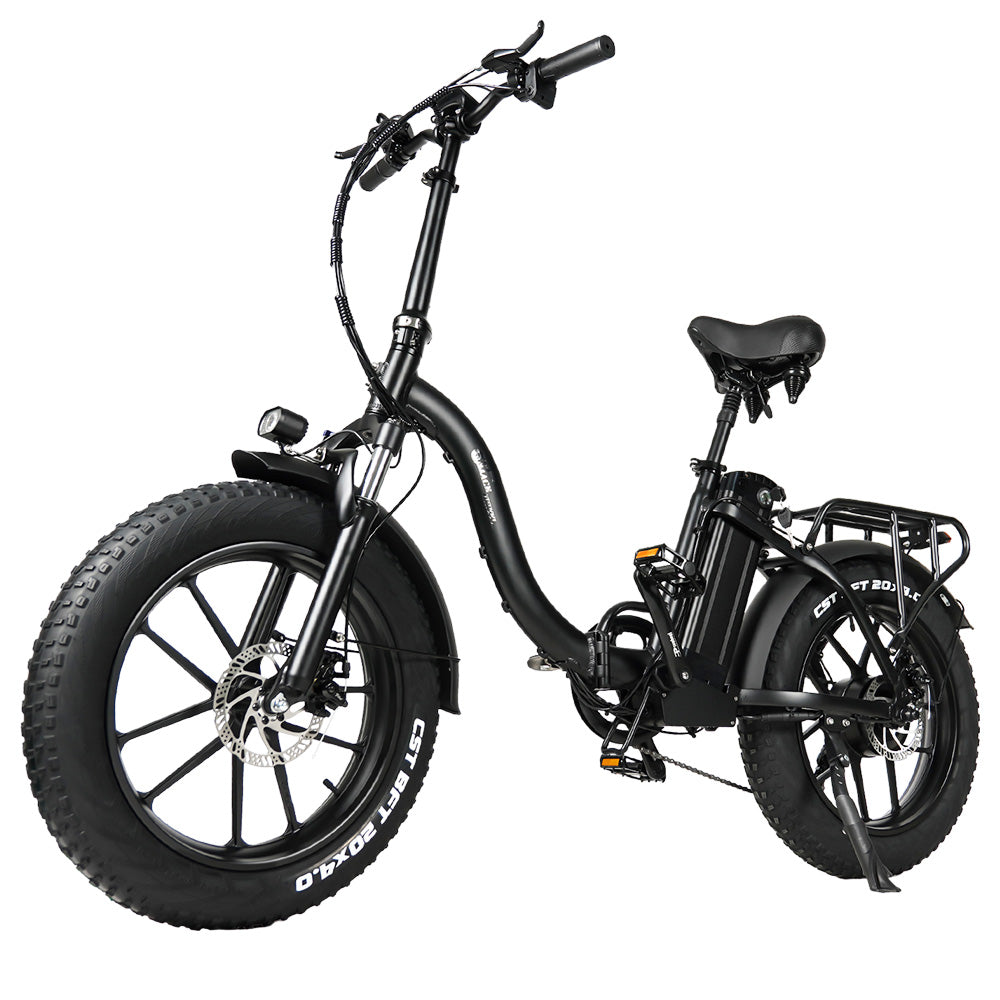 CMACEWHEEL Y20 Folding Electric Bike, 250W Motor, 48V 18Ah Battery, 20 x 4.0&#39;&#39; CST Fat Tires, 25km/h Max Speed, 70-90km Range, Front &amp; Rear Disc Brake, IP65 Waterproof - Black