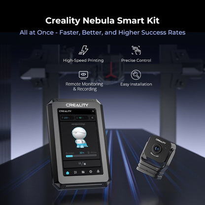 Creality Nebula Smart Kit, 1920x1080 Resolution, Remote Monitoring, Time-Lapse Photography, Compatible with  Ender-3（32 bit Motherboard）/ Ender-3 Pro/ Ender-3 V2/ Ender-3 V2 NEO /Ender-3 V3 SE /  /Ender-3 V3 KE