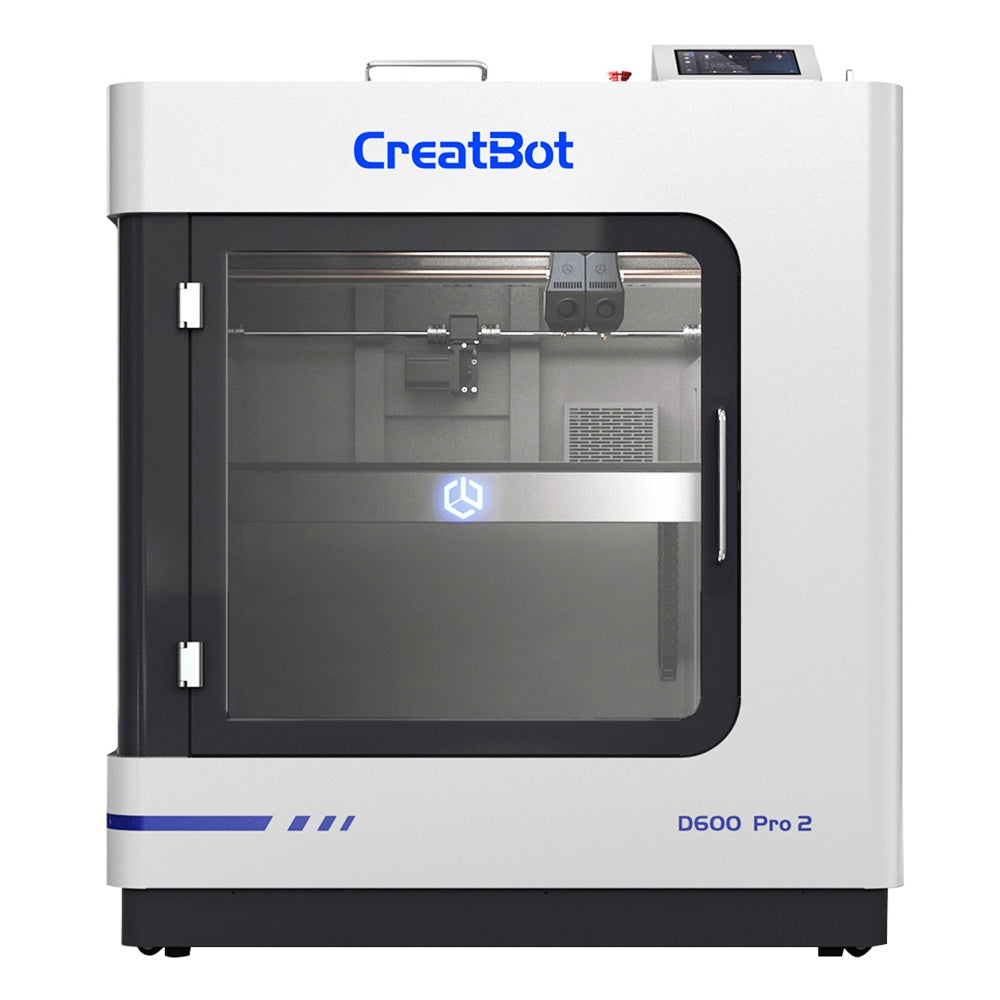 CreatBot D600 Pro 2 3D Printer, Auto-Leveling, Camera Control, Auto-Rising Dual Extruders, 150mm/s Max Printing Speed, Removable Magnetic Platform, Air Filter, Single Extrusion Volume 600x600x600mm, Dual Extrusion Volume 540x600x600mm