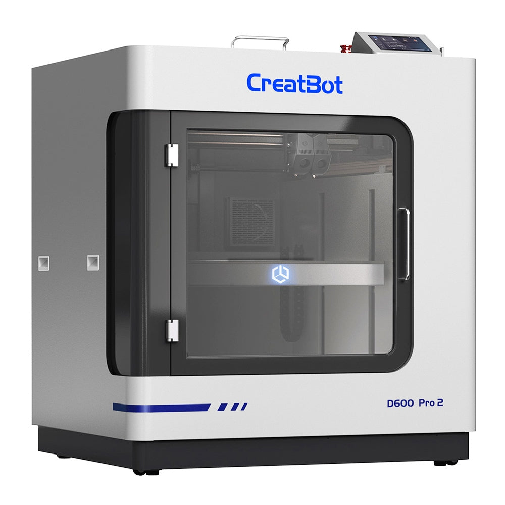 CreatBot D600 Pro 2 3D Printer, Auto-Leveling, Camera Control, Auto-Rising Dual Extruders, 150mm/s Max Printing Speed, Removable Magnetic Platform, Air Filter, Single Extrusion Volume 600x600x600mm, Dual Extrusion Volume 540x600x600mm