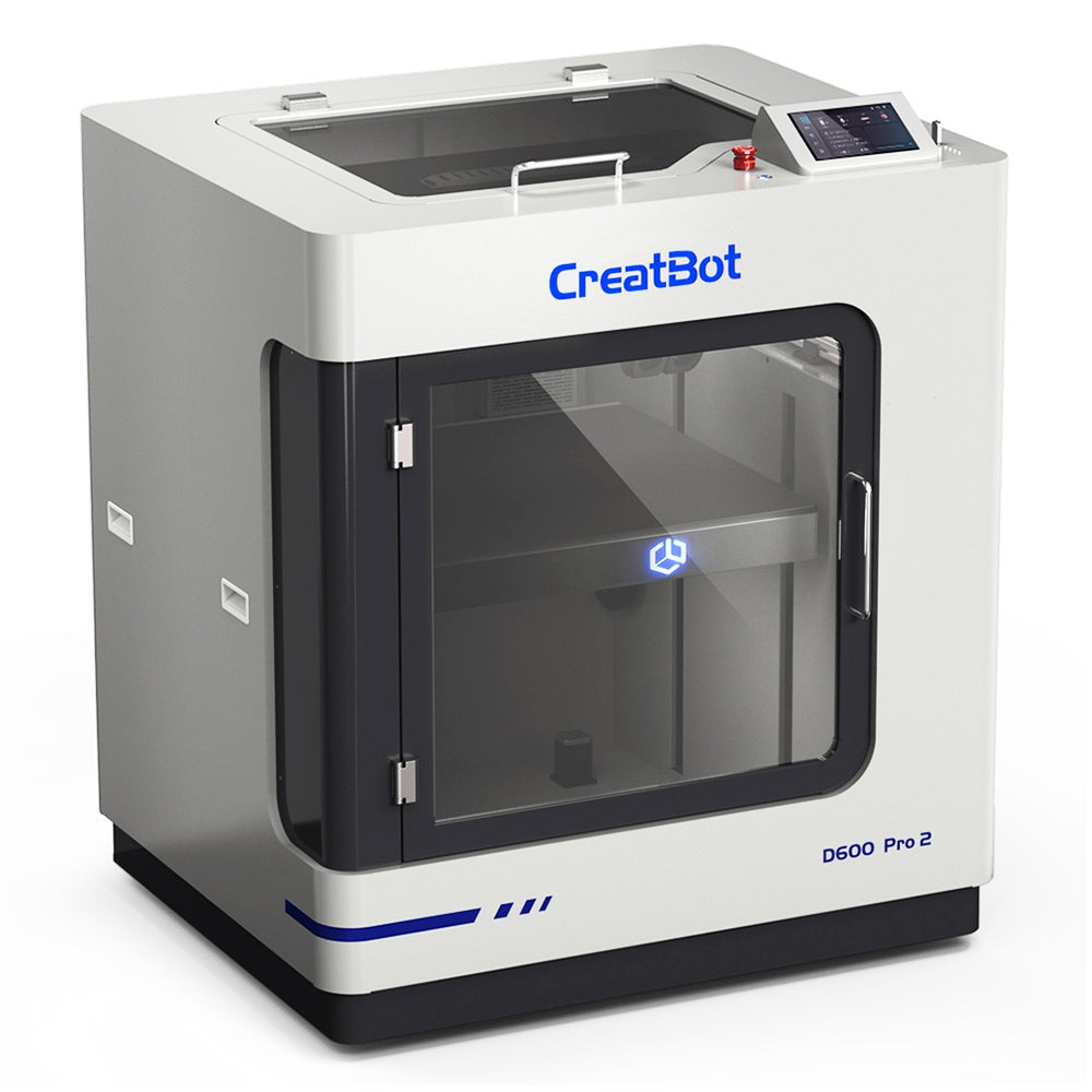 CreatBot D600 Pro 2 3D Printer, Auto-Leveling, Camera Control, Auto-Rising Dual Extruders, 150mm/s Max Printing Speed, Removable Magnetic Platform, Air Filter, Single Extrusion Volume 600x600x600mm, Dual Extrusion Volume 540x600x600mm