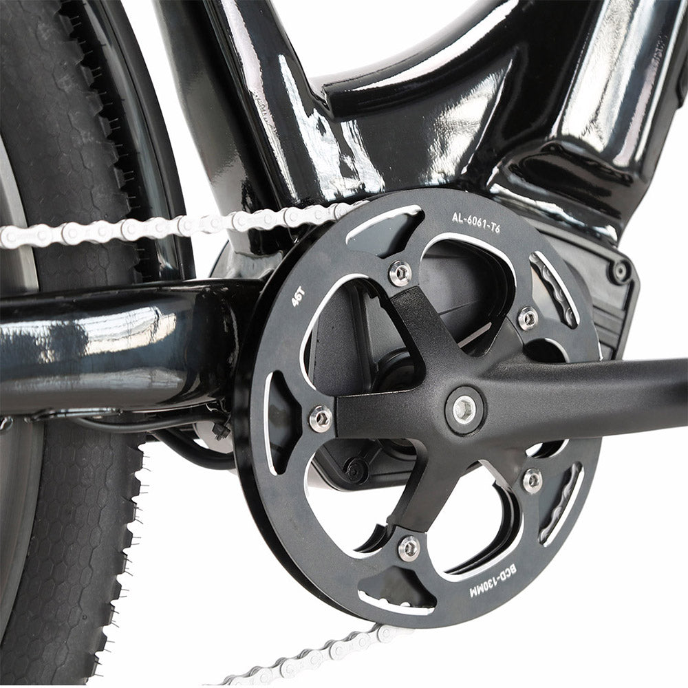 Cysum Panda Electric Bike, 500W Motor, 48V 14AH Battery, 27.5*2.2-inch Tire, 40km/h Max Speed, 100km Range, Hydraulic Disc Brake, Suspension Fork, SHIMANO 7-speed, LCD Display