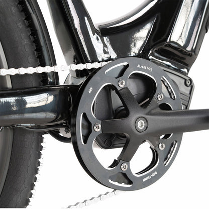 Cysum Panda Electric Bike, 500W Motor, 48V 14AH Battery, 27.5*2.2-inch Tire, 40km/h Max Speed, 100km Range, Hydraulic Disc Brake, Suspension Fork, SHIMANO 7-speed, LCD Display