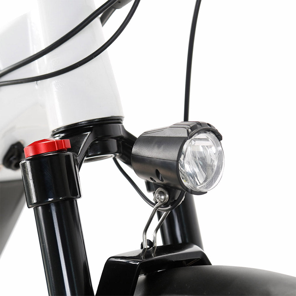 Cysum Panda Electric Bike, 500W Motor, 48V 14AH Battery, 27.5*2.2-inch Tire, 40km/h Max Speed, 100km Range, Hydraulic Disc Brake, Suspension Fork, SHIMANO 7-speed, LCD Display