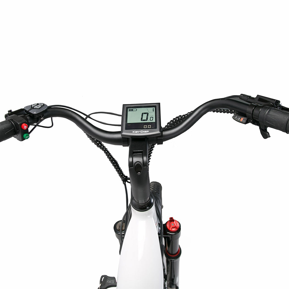 Cysum Panda Electric Bike, 500W Motor, 48V 14AH Battery, 27.5*2.2-inch Tire, 40km/h Max Speed, 100km Range, Hydraulic Disc Brake, Suspension Fork, SHIMANO 7-speed, LCD Display