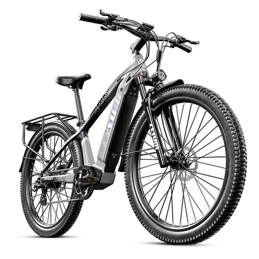 Cysum Speedy Electric Bike, 500W Motor, 48V 14AH Battery, 27.5*2.2-inch Tire, 40km/h Max Speed, 100km Range, Hydraulic Disc Brake, Suspension Fork, SHIMANO 7-speed, LCD Display