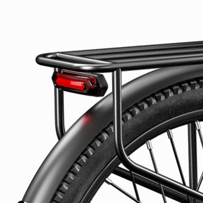 Cysum Speedy Electric Bike, 500W Motor, 48V 14AH Battery, 27.5*2.2-inch Tire, 40km/h Max Speed, 100km Range, Hydraulic Disc Brake, Suspension Fork, SHIMANO 7-speed, LCD Display