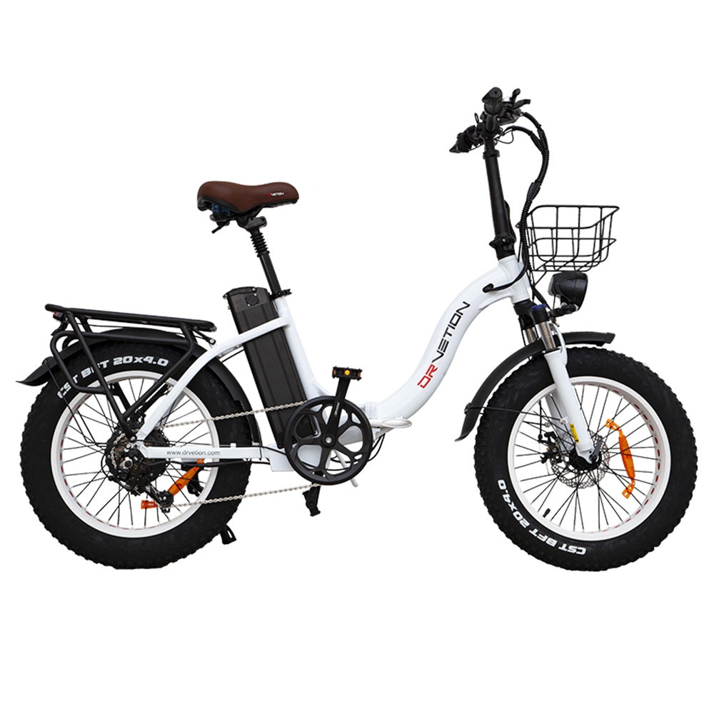 DRVETION CT20 Folding Electric Bike, 20*4.0 inch Fat Tire 750W Motor 48V 20Ah Samsung Battery 45km/h Max Speed Disc Brake SHIMANO 7 Gears