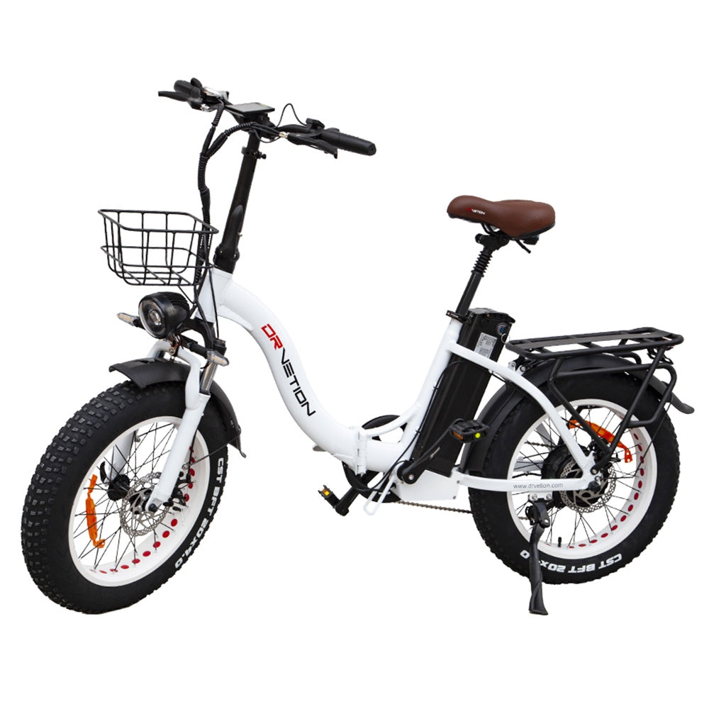DRVETION CT20 Folding Electric Bike, 20*4.0 inch Fat Tire 750W Motor 48V 20Ah Samsung Battery 45km/h Max Speed Disc Brake SHIMANO 7 Gears