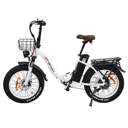 DRVETION CT20 Folding Electric Bike, 20*4.0 inch Fat Tire 750W Motor 48V 20Ah Samsung Battery 45km/h Max Speed Disc Brake SHIMANO 7 Gears