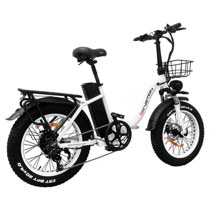 DRVETION CT20 Folding Electric Bike, 20*4.0 inch Fat Tire 750W Motor 48V 20Ah Samsung Battery 45km/h Max Speed Disc Brake SHIMANO 7 Gears
